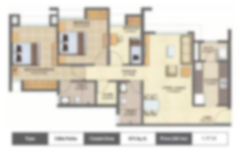 arkade 3bhk flat